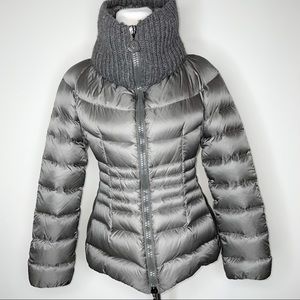 Moncler Peliade Knit Collar Puffer Down Jacket